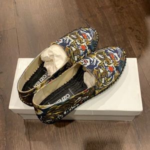 Kenzo Tiger-print Canvas Espadrille size 37